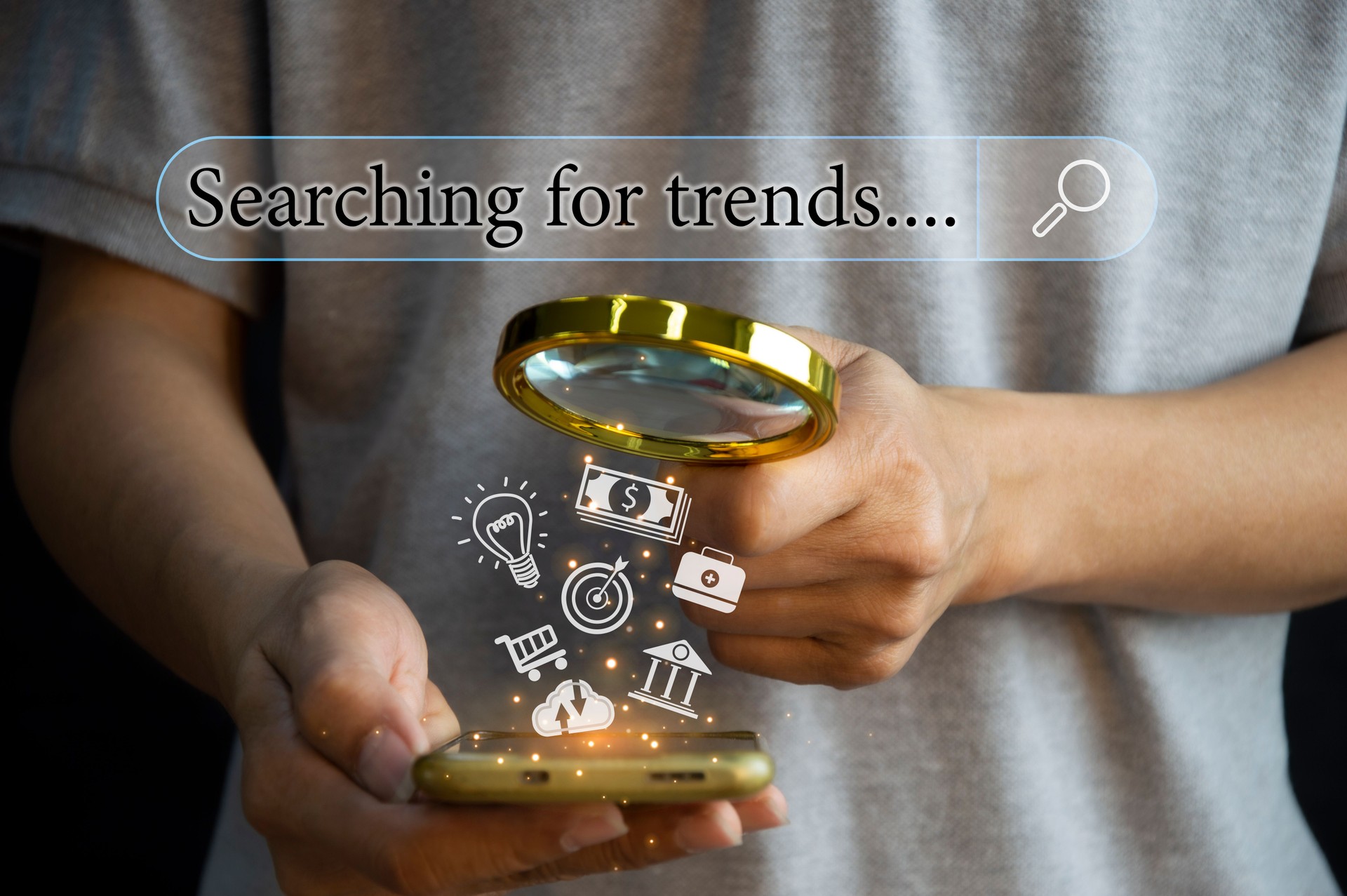 Search concepts, trends, new things that people are interested in and are popular.
